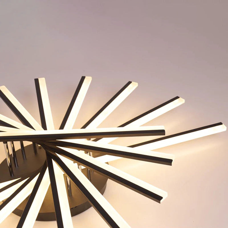 Arisha Linear Flush Mount Ceiling Light, 4 Colour - Neutral Decor