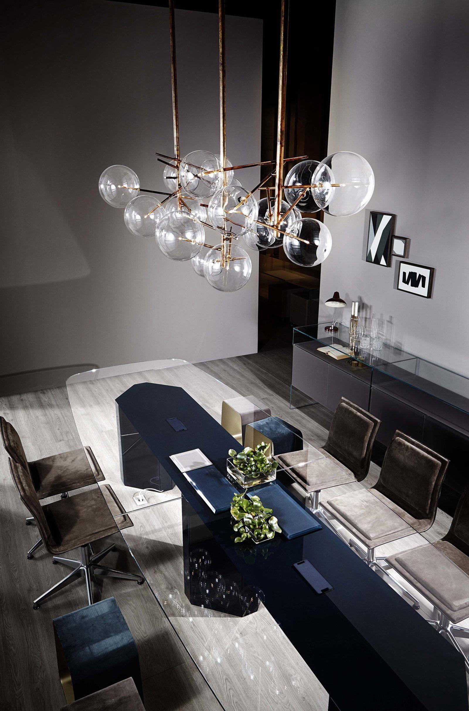 Aveno Chandelier LED Clear Crystal-Neutral Decor