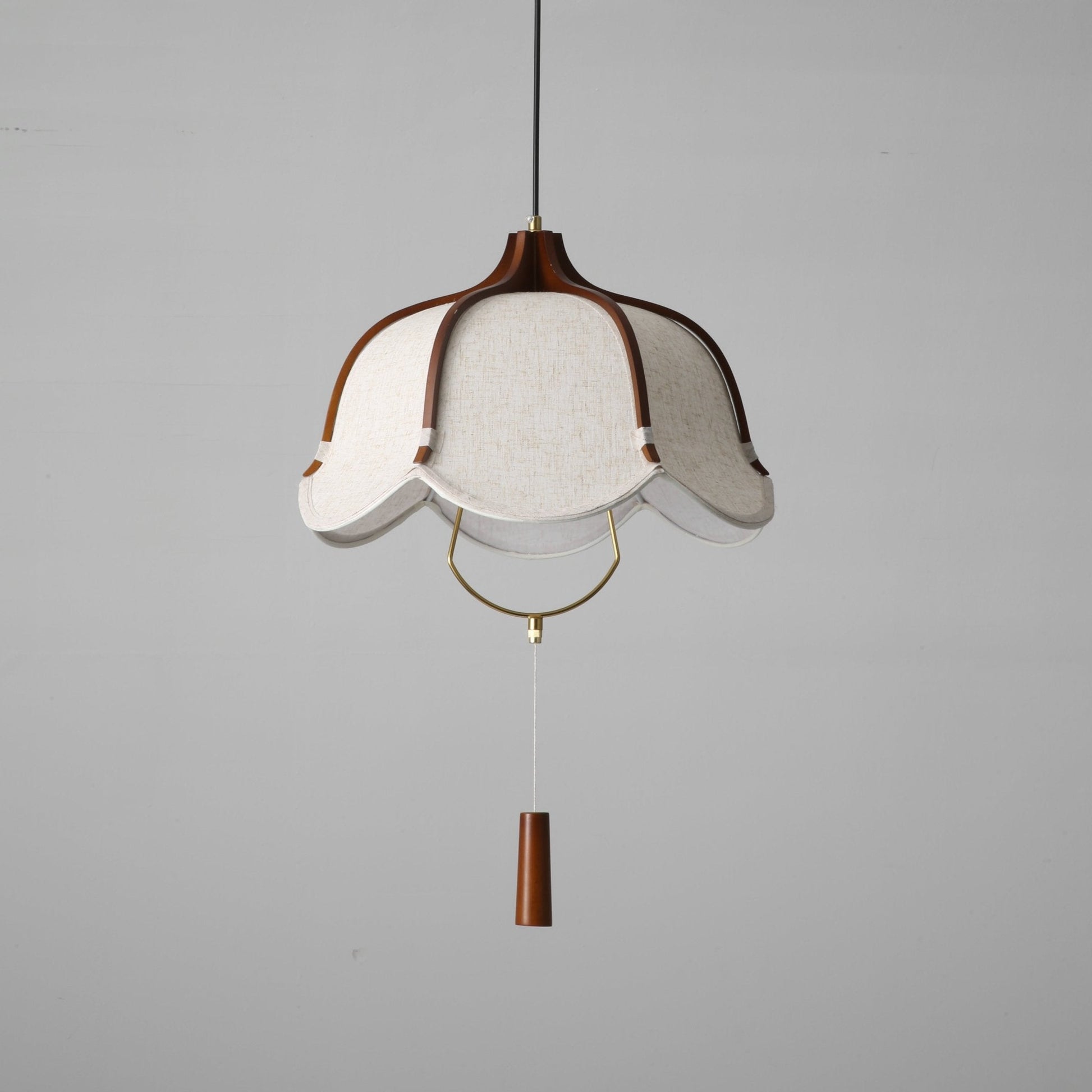 Lustra Pendant Lamp Lantern Modern Fabric-Neutral Decor