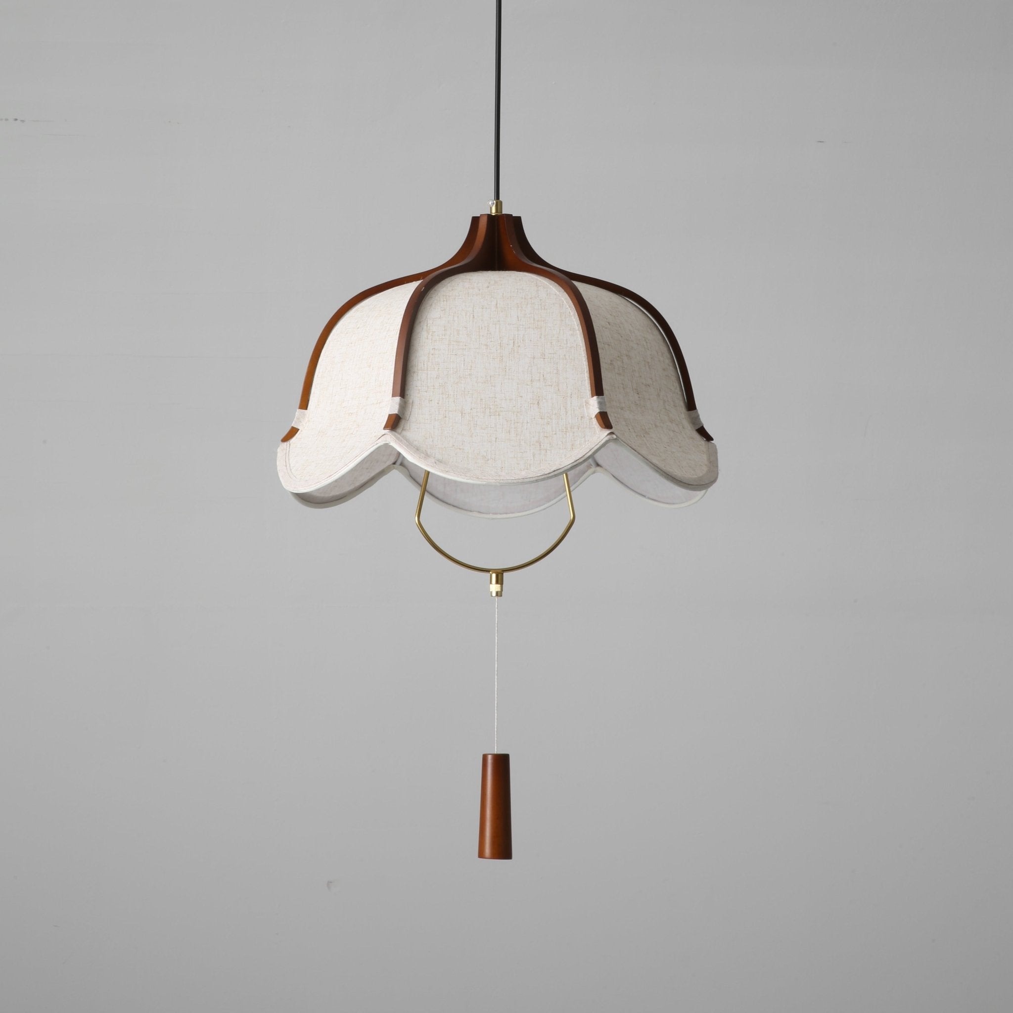 Lustra Pendant Lamp Lantern Modern Fabric-Neutral Decor