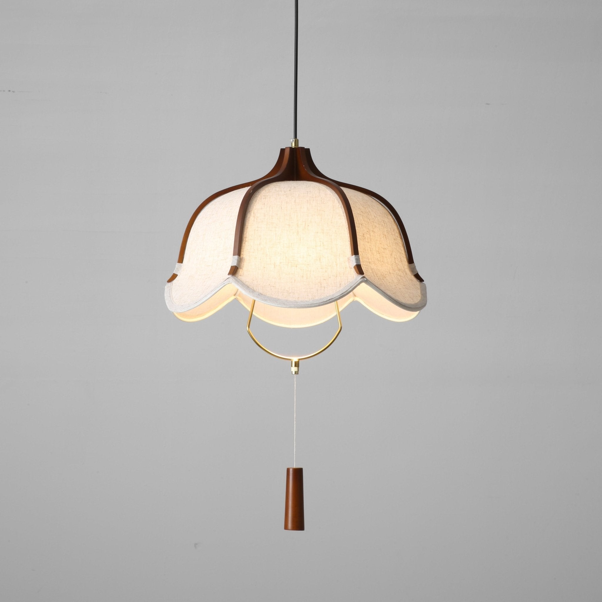 Lustra Pendant Lamp Lantern Modern Fabric-Neutral Decor
