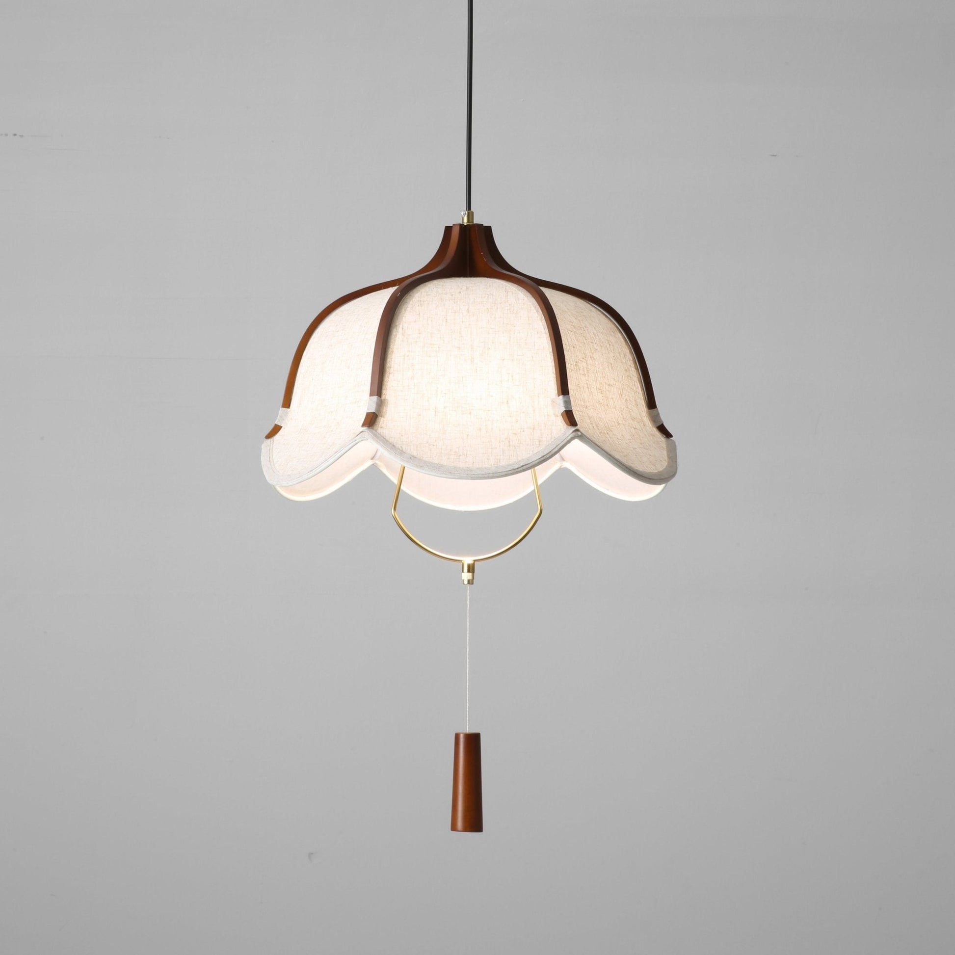 Lustra Pendant Lamp Lantern Modern Fabric-Neutral Decor