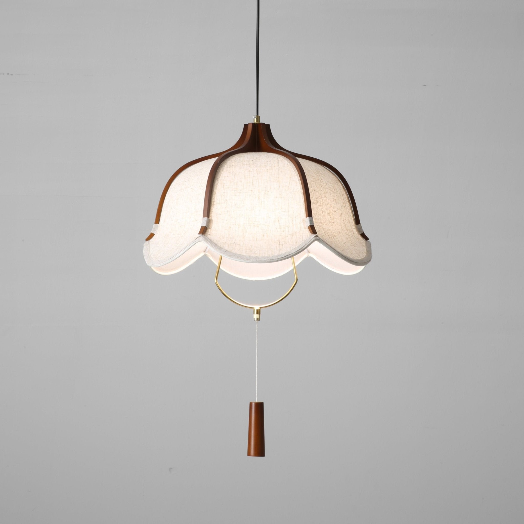 Lustra Pendant Lamp Lantern Modern Fabric-Neutral Decor