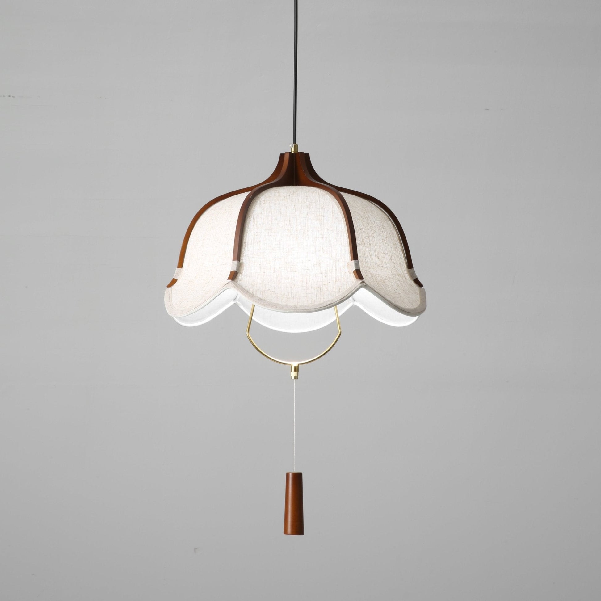 Lustra Pendant Lamp Lantern Modern Fabric-Neutral Decor
