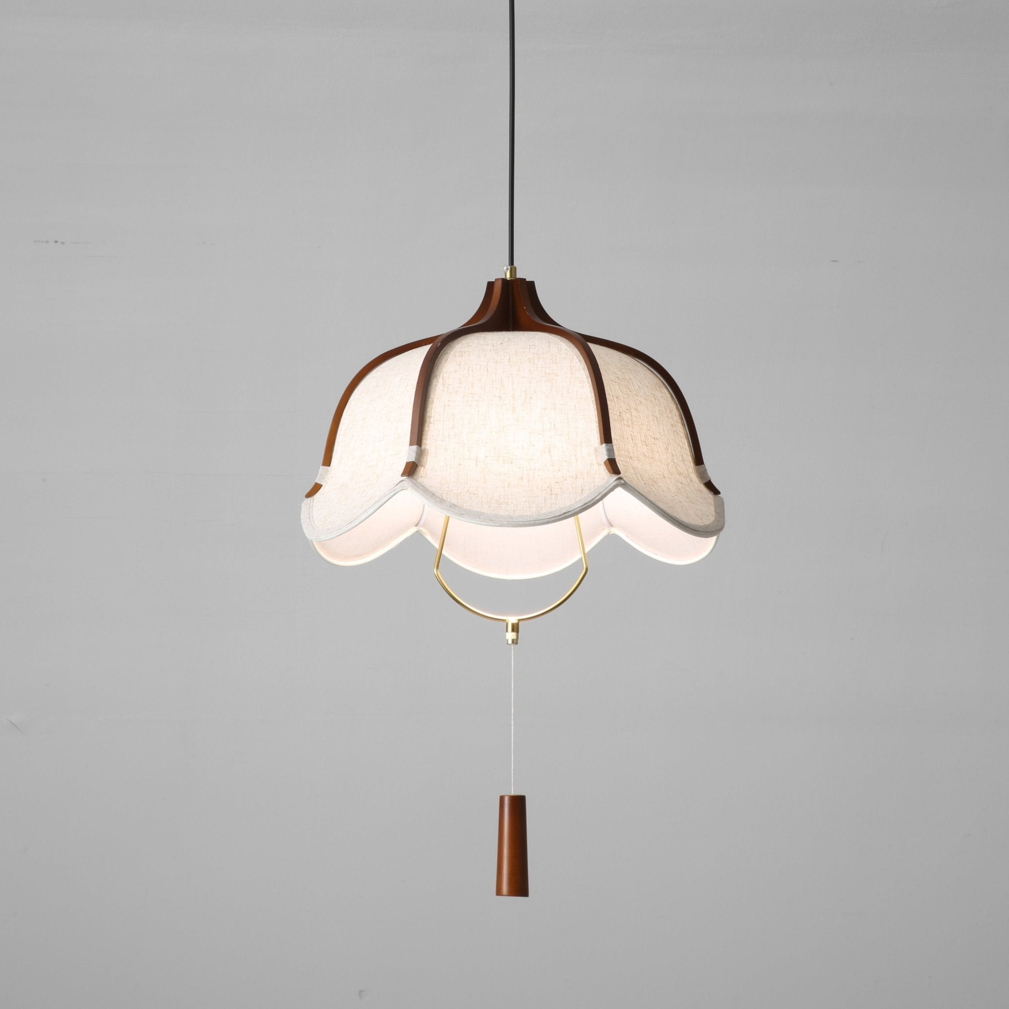 Lustra Pendant Lamp Lantern Modern Fabric-Neutral Decor