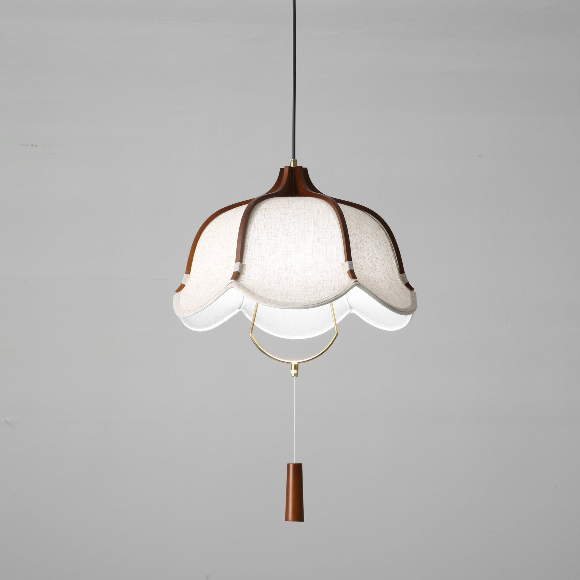 Lustra Pendant Lamp Lantern Modern Fabric-Neutral Decor