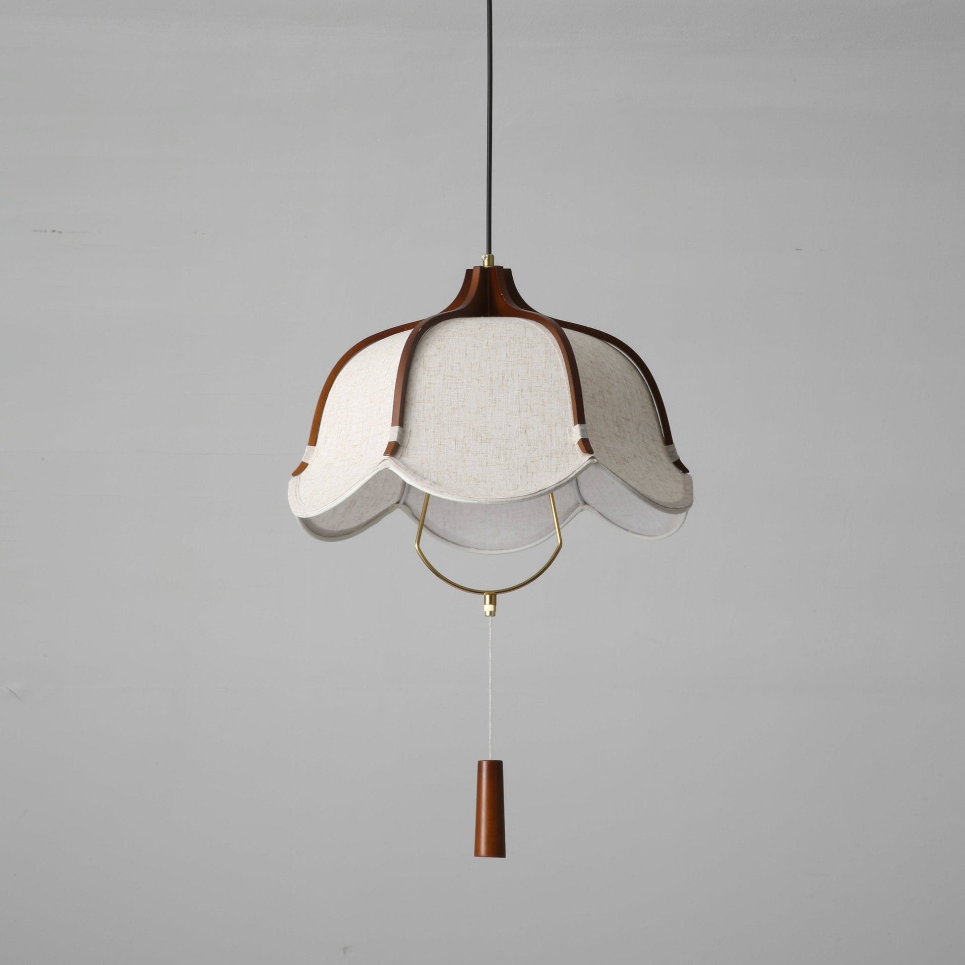Lustra Pendant Lamp Lantern Modern Fabric-Neutral Decor
