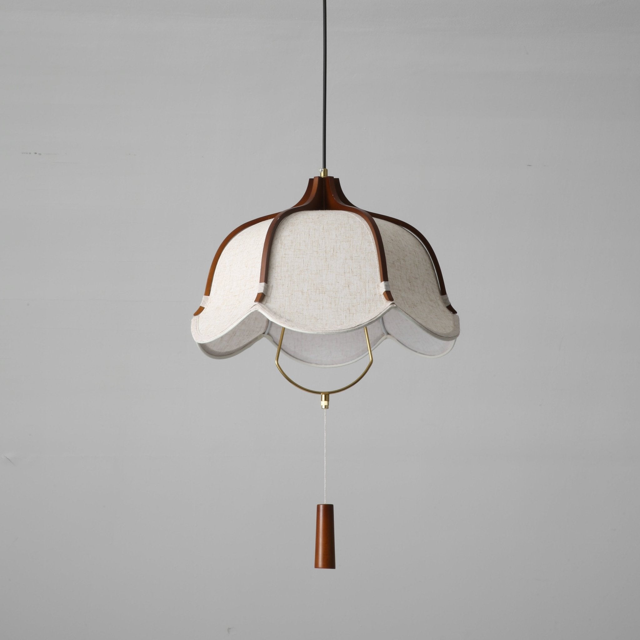 Lustra Pendant Lamp Lantern Modern Fabric-Neutral Decor