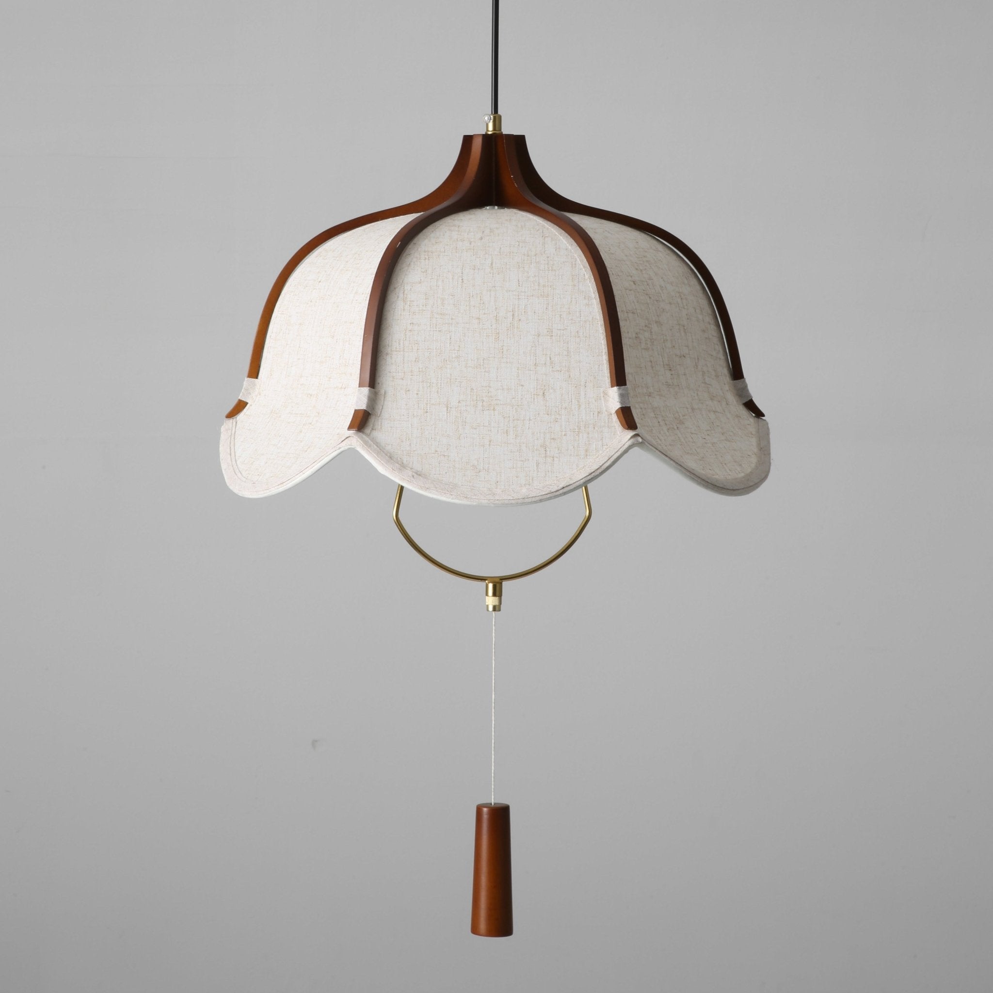 Lustra Pendant Lamp Lantern Modern Fabric-Neutral Decor