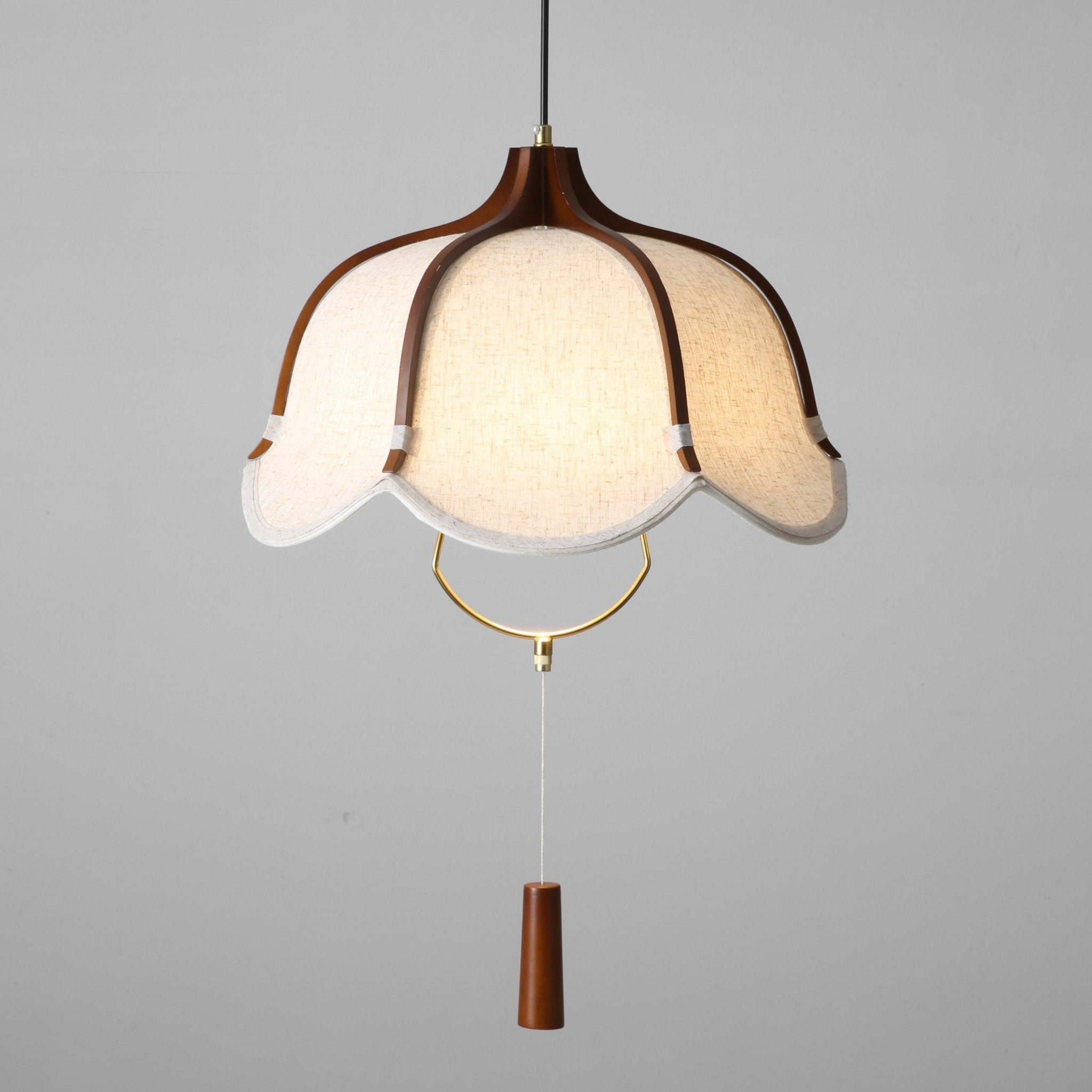 Lustra Pendant Lamp Lantern Modern Fabric-Neutral Decor