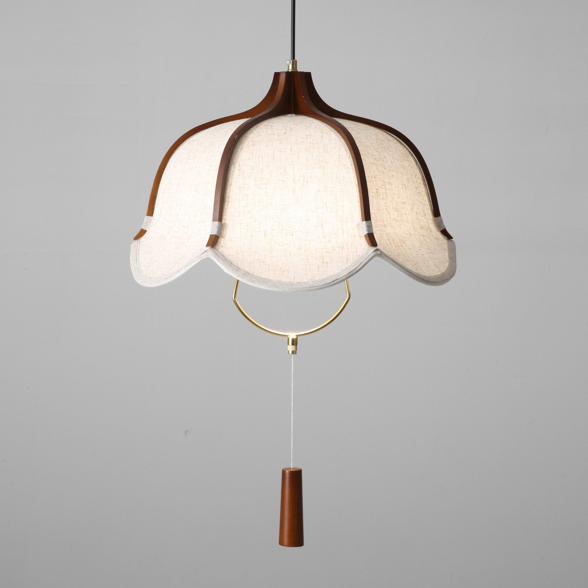 Lustra Pendant Lamp Lantern Modern Fabric-Neutral Decor