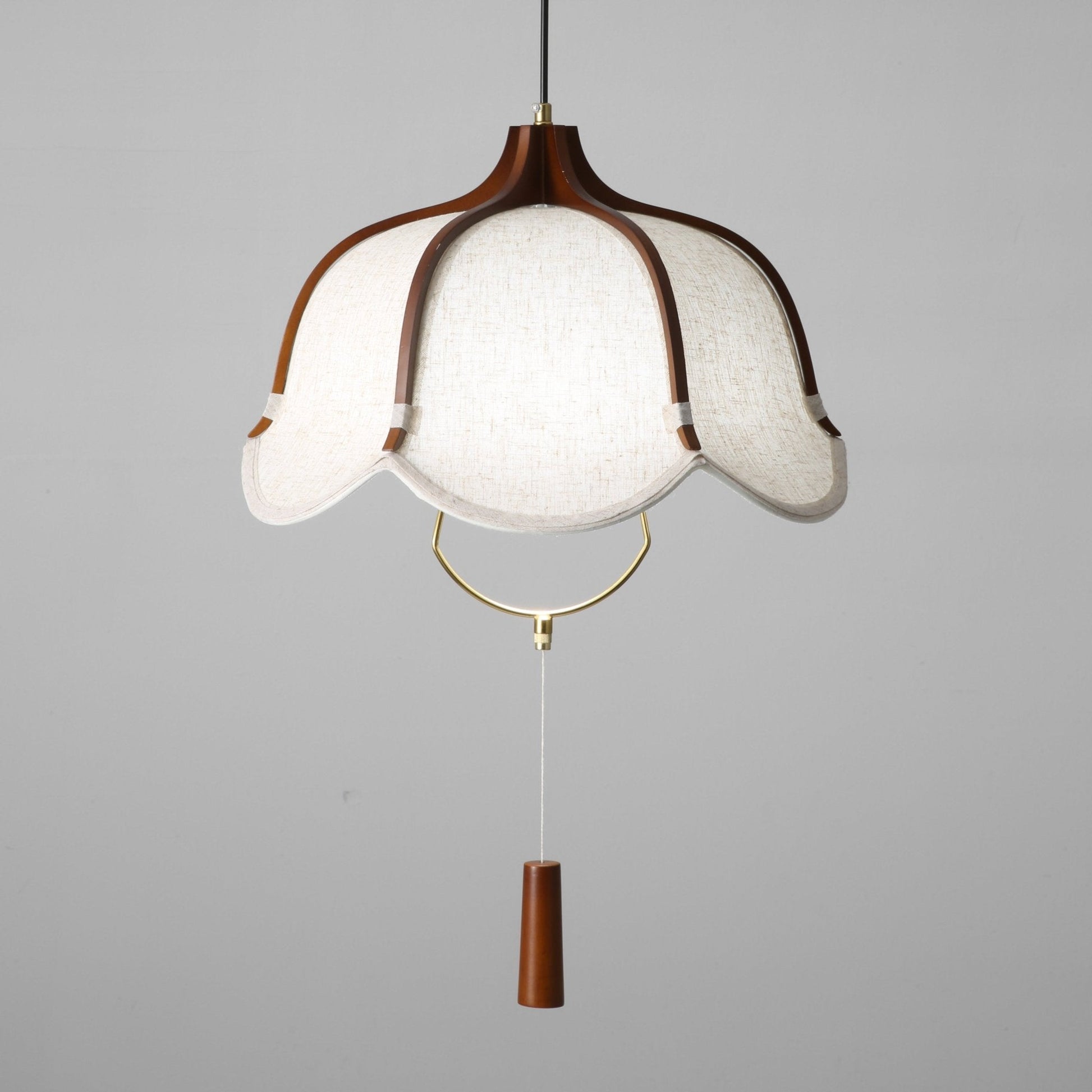Lustra Pendant Lamp Lantern Modern Fabric-Neutral Decor