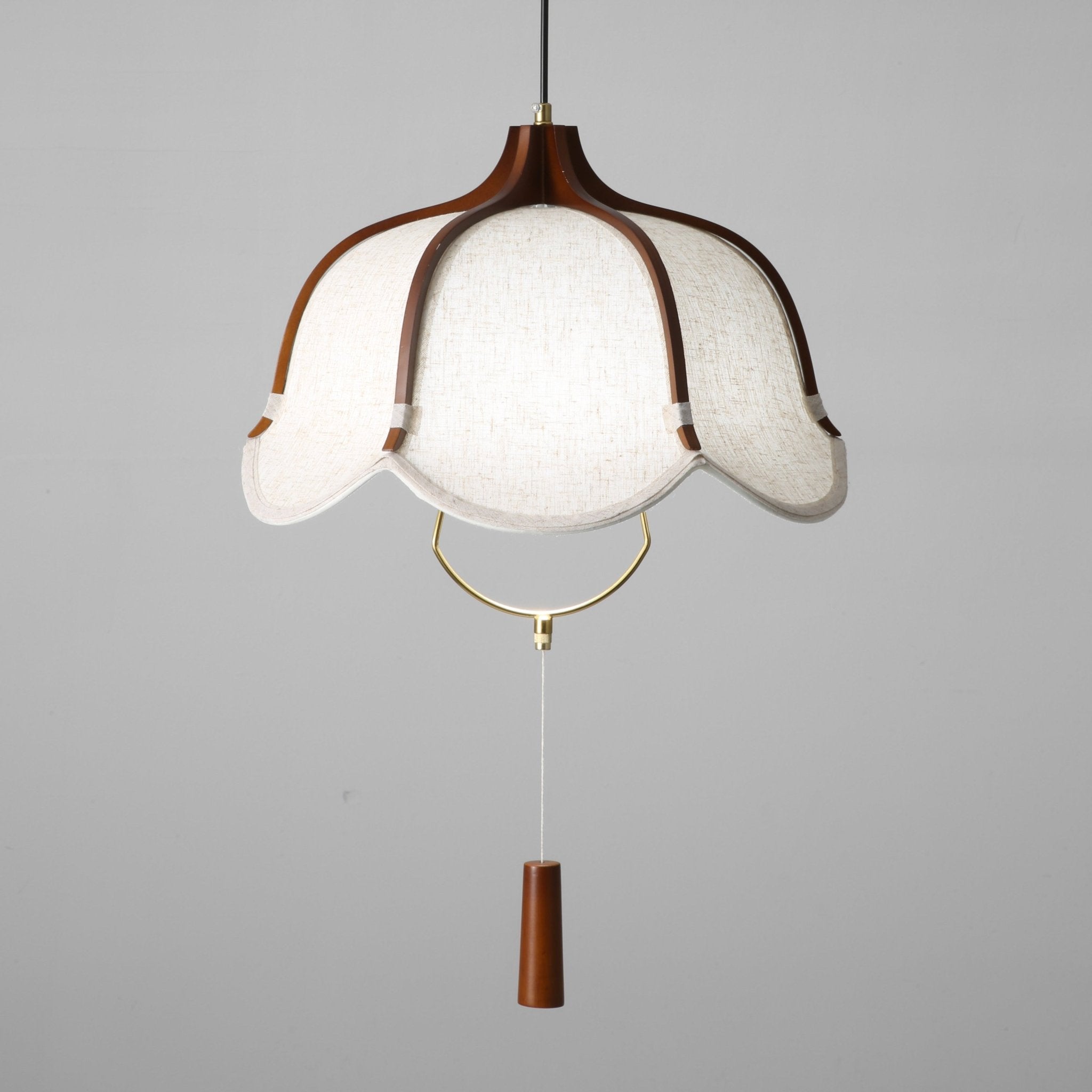 Lustra Pendant Lamp Lantern Modern Fabric-Neutral Decor