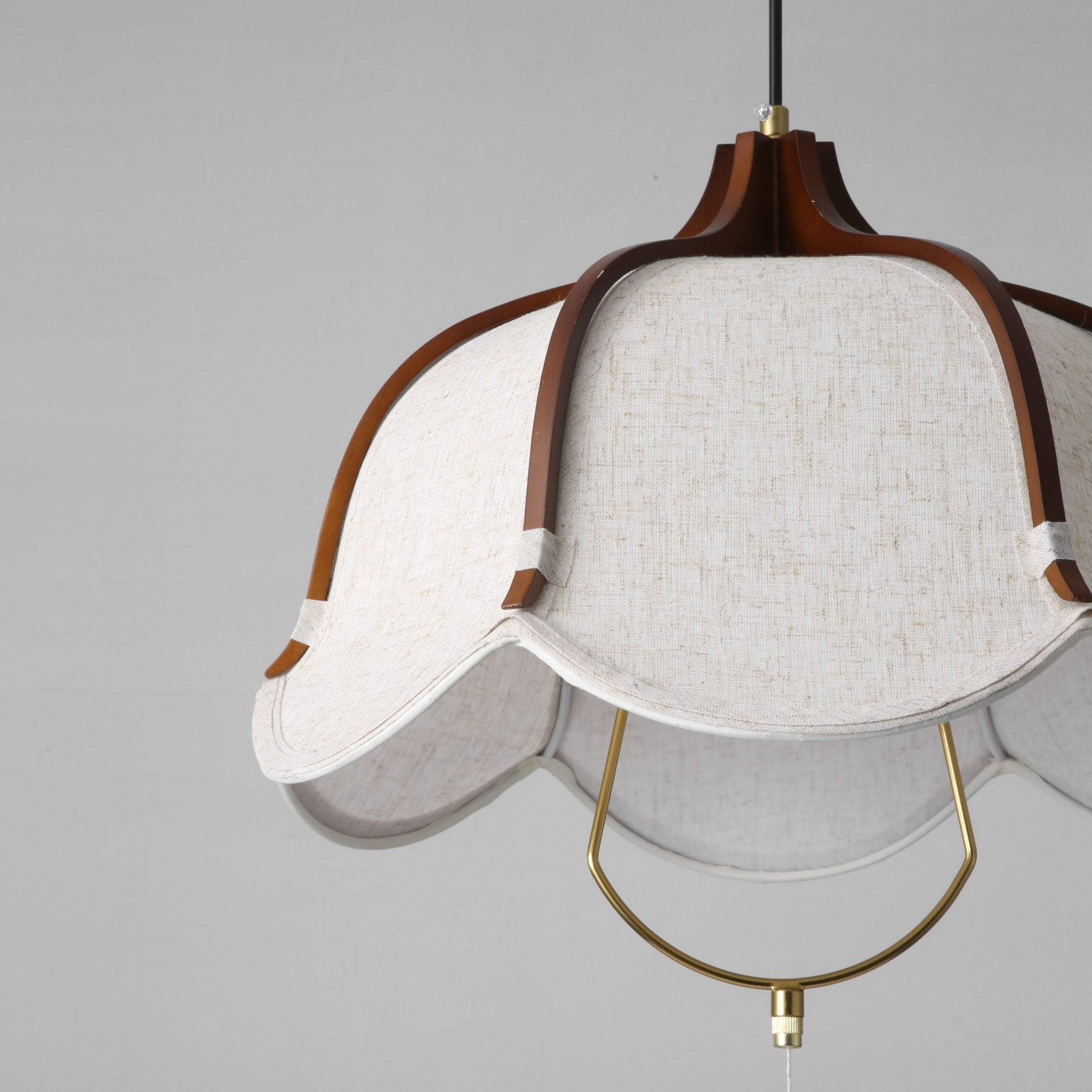 Lustra Pendant Lamp Lantern Modern Fabric-Neutral Decor