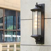 Silas Coffee Gold Vintage Outdoor Wall Lights