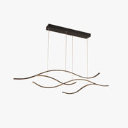 Arisha Pendant Light, Multi-Curved, Black/Gold - Neutral Decor