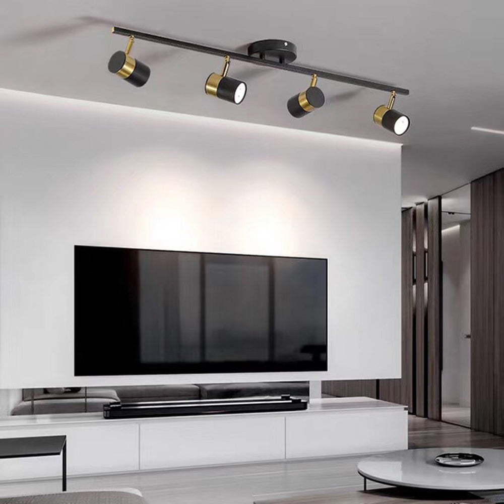 Arisha Semi-Flush Mount Ceiling Light Color Temperature Switchable, 4/5 Head - Neutral Decor
