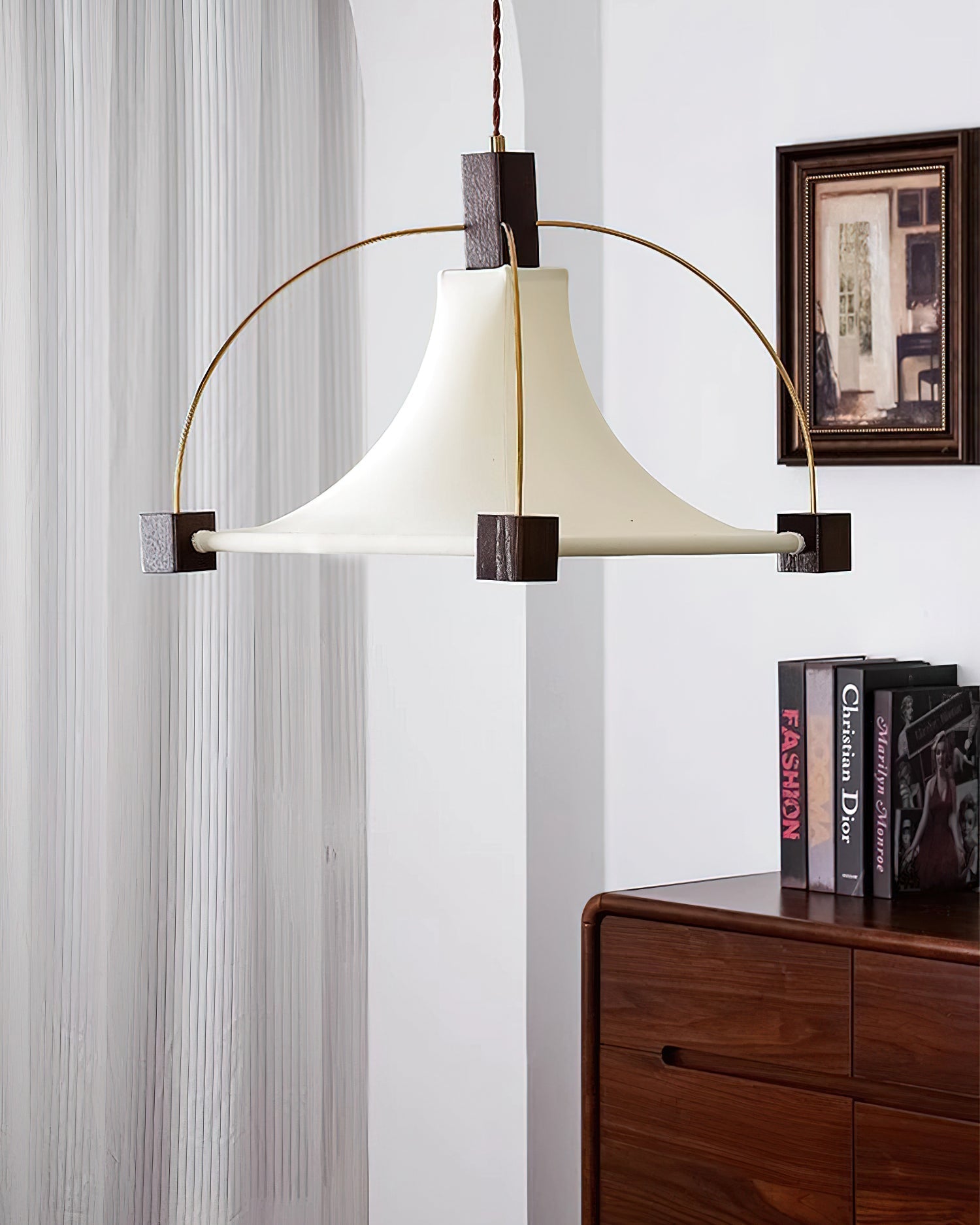 Hood Pendant Light in a minimalist interior design