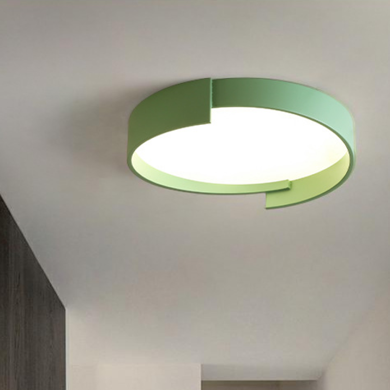 Arisha Modern Round Flush Mount Ceiling Light LED Double Layer - Neutral Decor