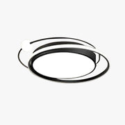 Arisha Modern Multi Orbit Flush Mount Ceiling Light, Black/Gold - Neutral Decor