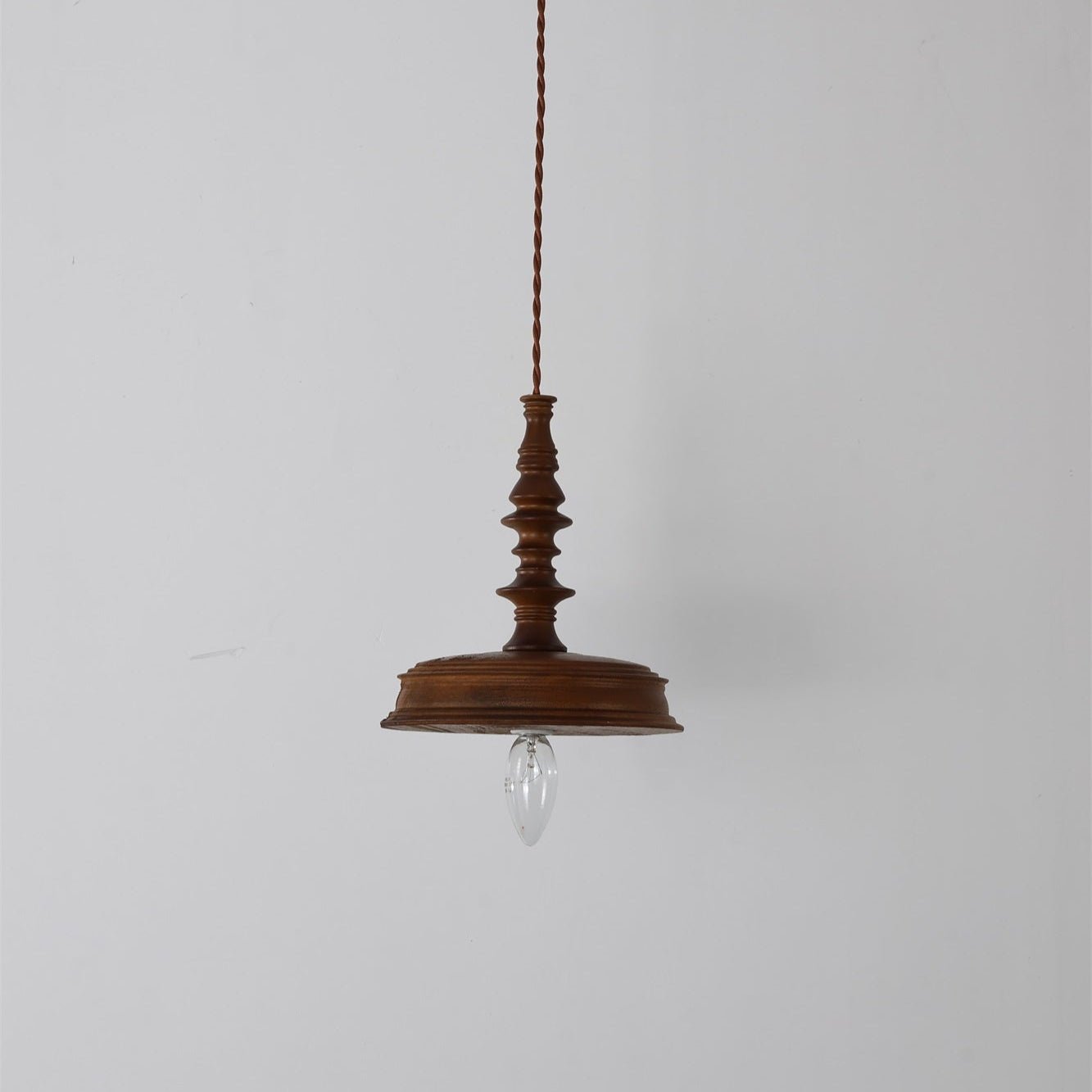 Tessira Wood Industrial Pendant Lamp-Neutral Decor