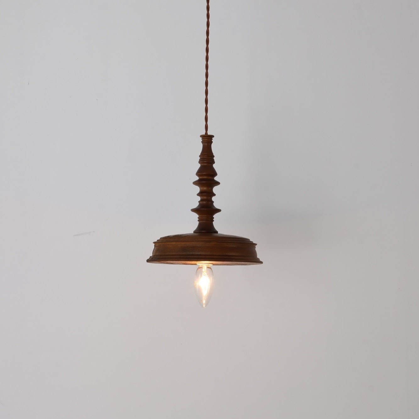 Tessira Wood Industrial Pendant Lamp-Neutral Decor