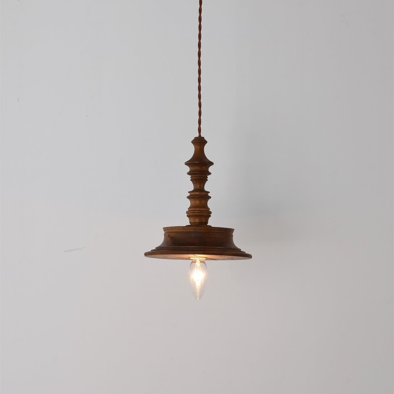 Tessira Wood Industrial Pendant Lamp-Neutral Decor