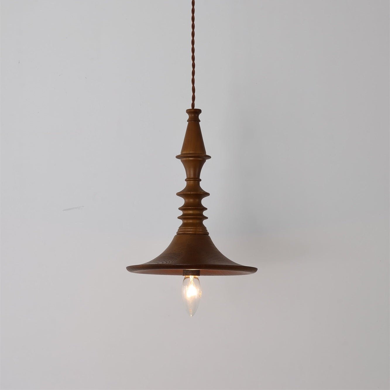 Tessira Wood Industrial Pendant Lamp-Neutral Decor