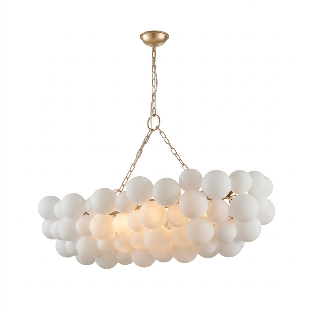 Glass Ball Bubble Chandelier-Neutral Decor