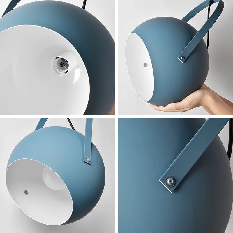Aira Colorful Art Deco Pendant Light, Spherical, Bedroom - Neutral Decor