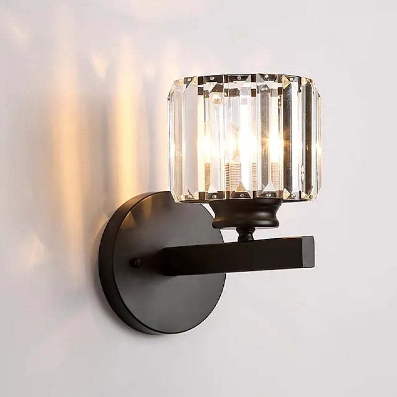 Arisha Modern LED Crystal Wall Lamp Square, Round - Neutral Decor