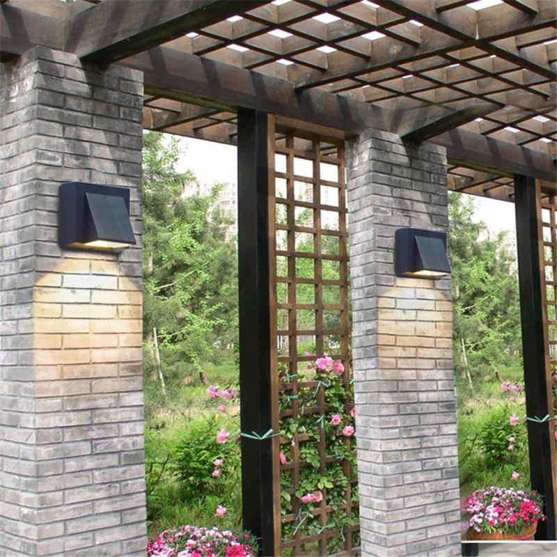 Vexto Modern Black Metal LED Outdoor Wall Lamp-Neutral Decor