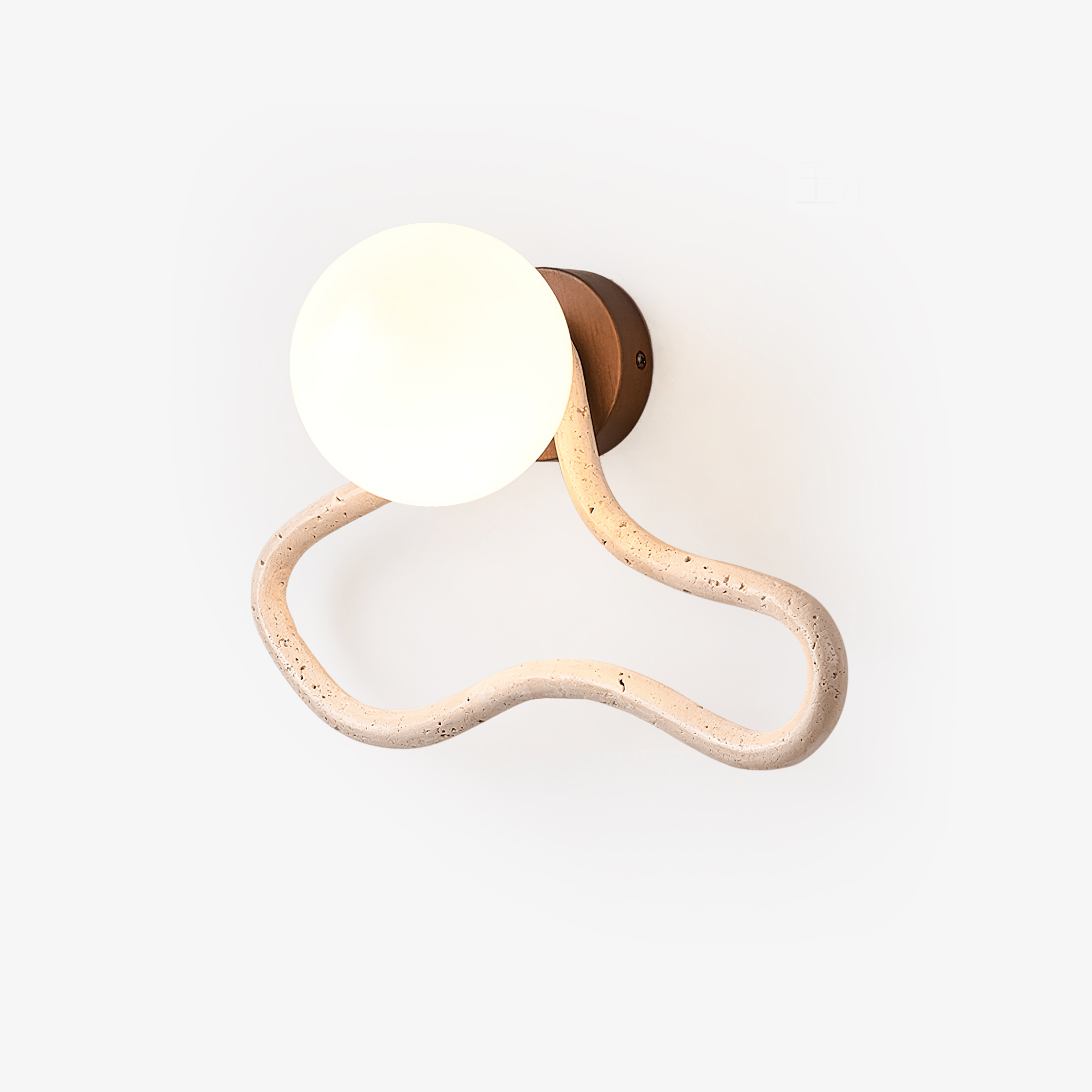 Meldox Travertine Wall Sconce-Neutral Decor