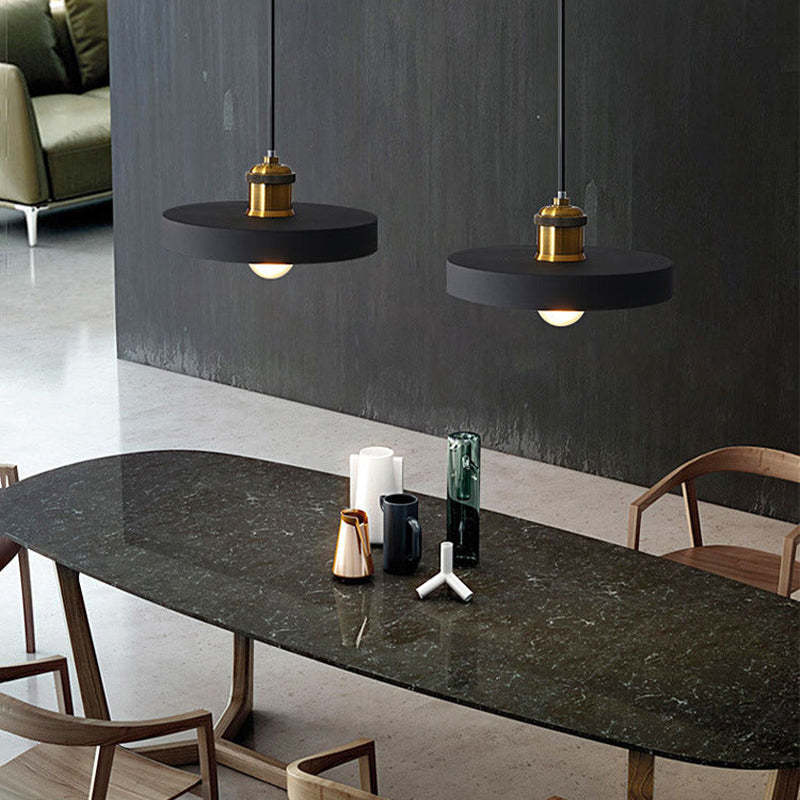 Aria Art Deco Minimalist Monochrome Pendant Light - Neutral Decor