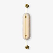 Cudorel Oval Alabaster Wall Light-Neutral Decor