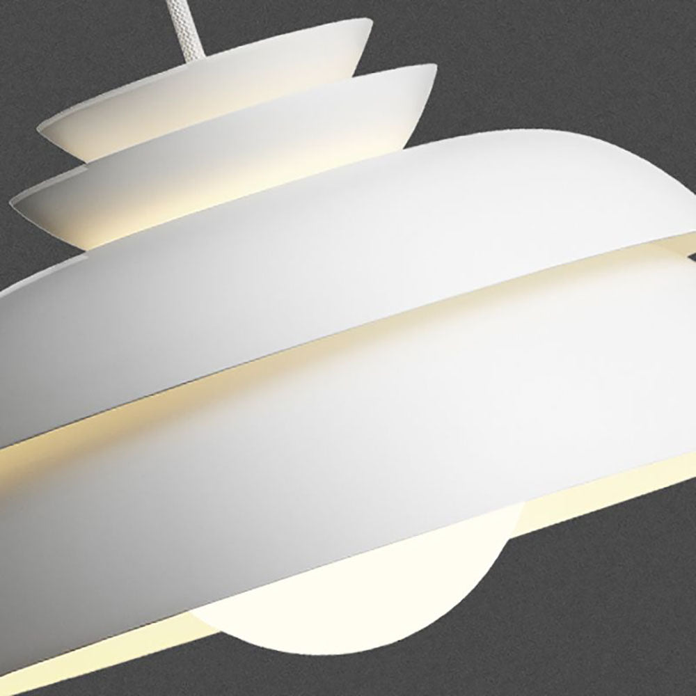 Valentina Modern White Pendant Light, Metal - Neutral Decor