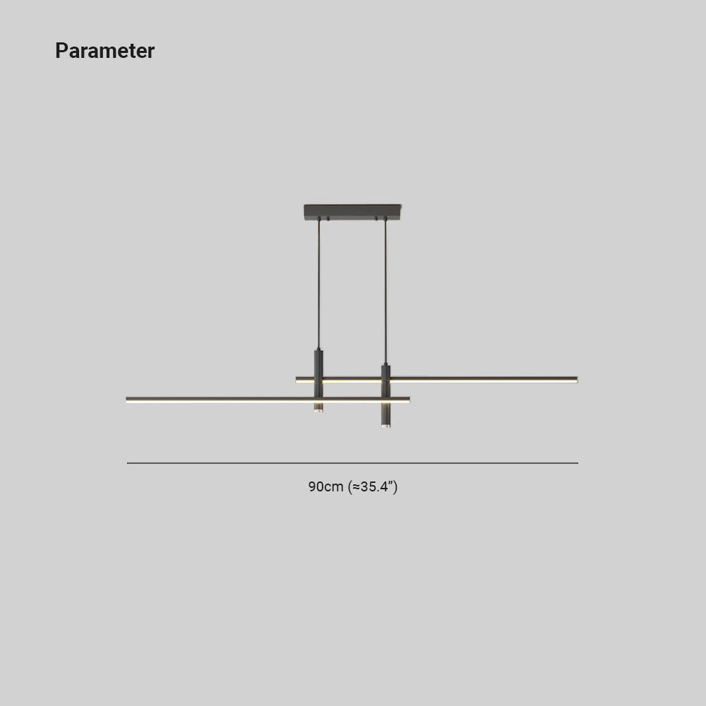 Prym Pendant Light Modern Linear Dining Room - Neutral Decor