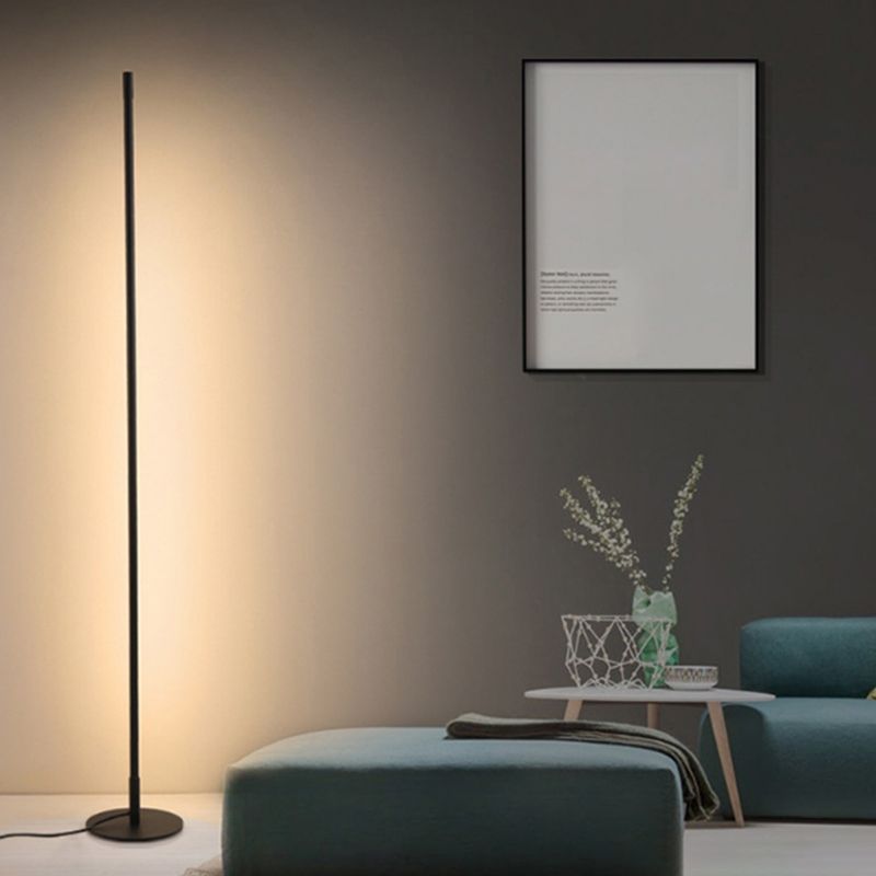 Mira Modern Minimalist Linear Floor Lamp - Neutral Decor