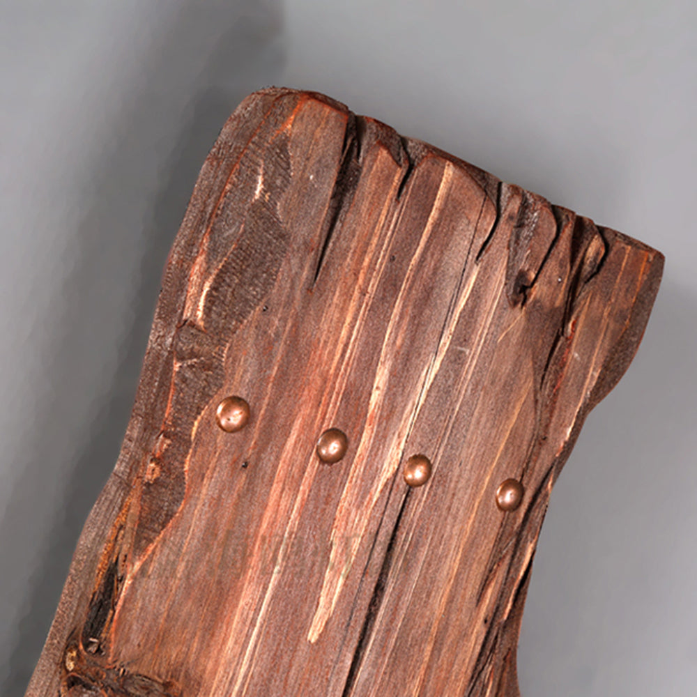 Epoch Wall Lamp Rectangular Vintage, Wood/Metal, Bedroom - Neutral Decor