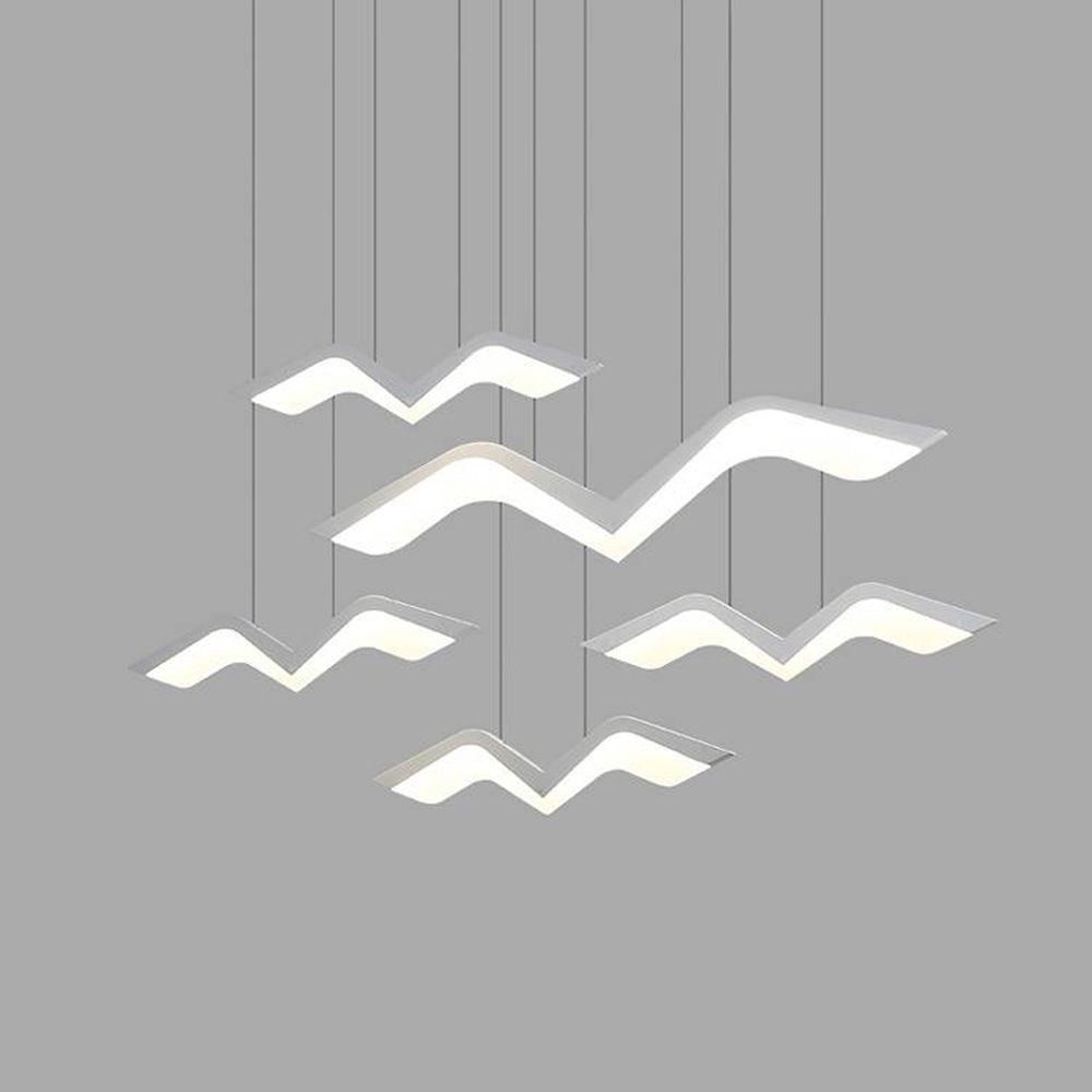 Arisha Seagull Modern Pendant Light, 3 Style - Neutral Decor