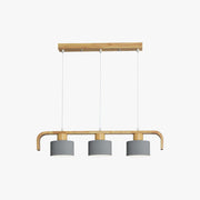 Valentina Pendant Light Cylinder Nordic, Bamboo, White/Green/Gray, Bedroom - Neutral Decor