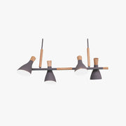 Valentina Nordic Multi Rope Wood Pendant Light, White/Green/Gray - Neutral Decor