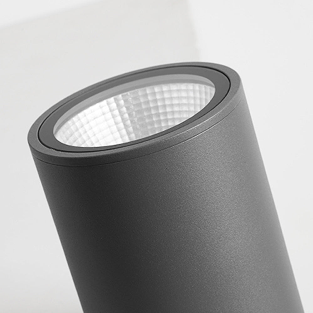 Ray Modern Black Cylindrical Flush Mount Ceiling Light Spotlight - Neutral Decor