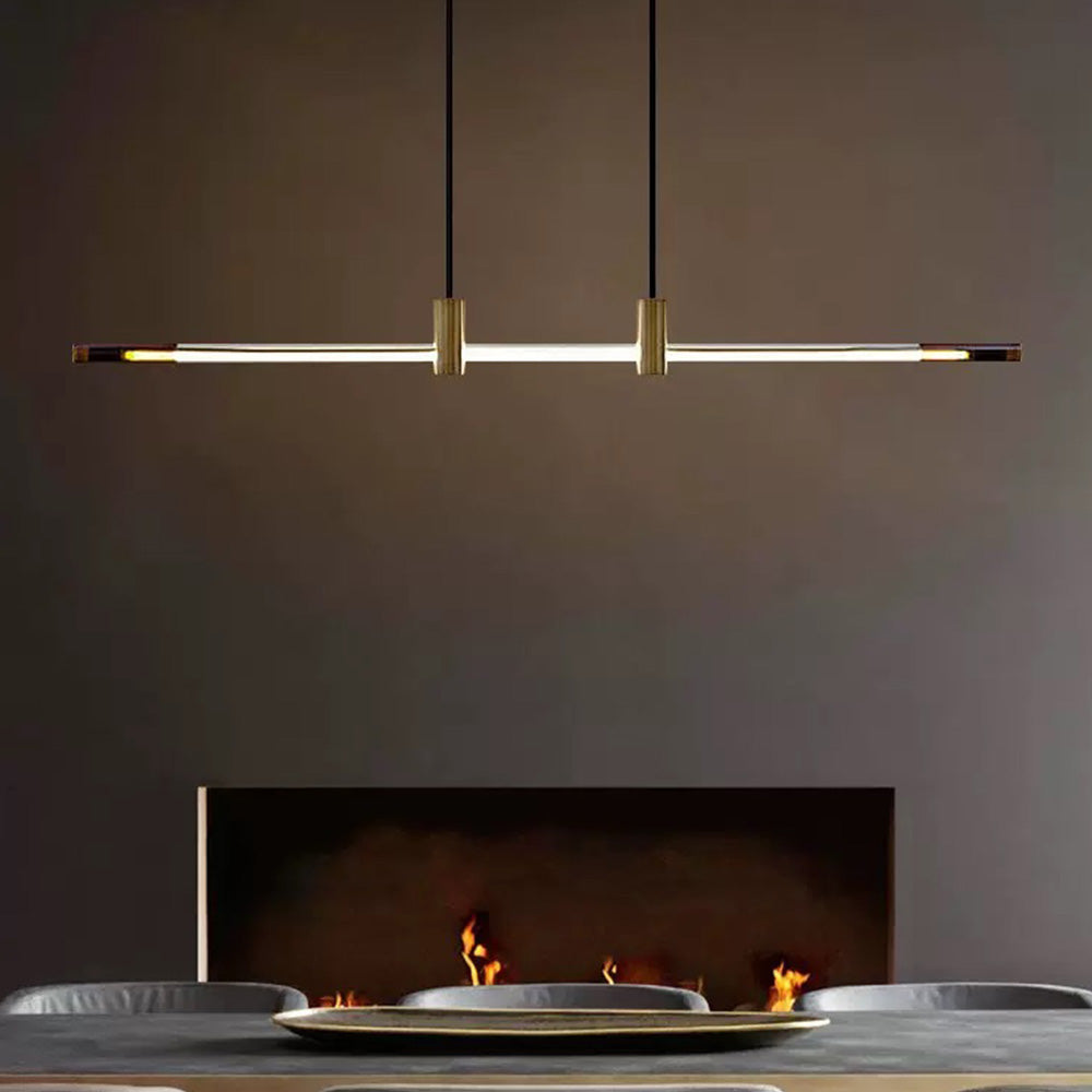 Arisha Minimalist Linear Dining Room/Bar Pendant Light - Neutral Decor