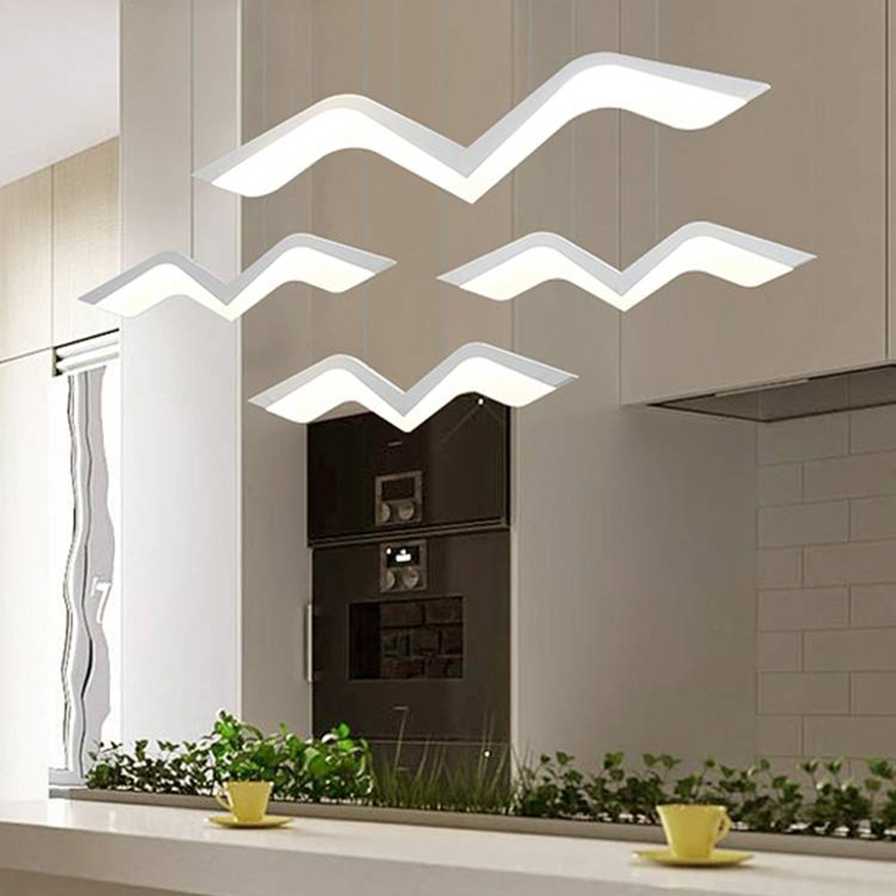 Arisha Seagull Modern Pendant Light, 3 Style - Neutral Decor