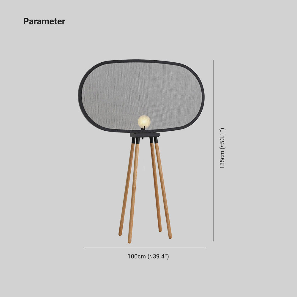 Cooley Modern Design Minimalistic Floor Lamp, Metal & Wood - Neutral Decor
