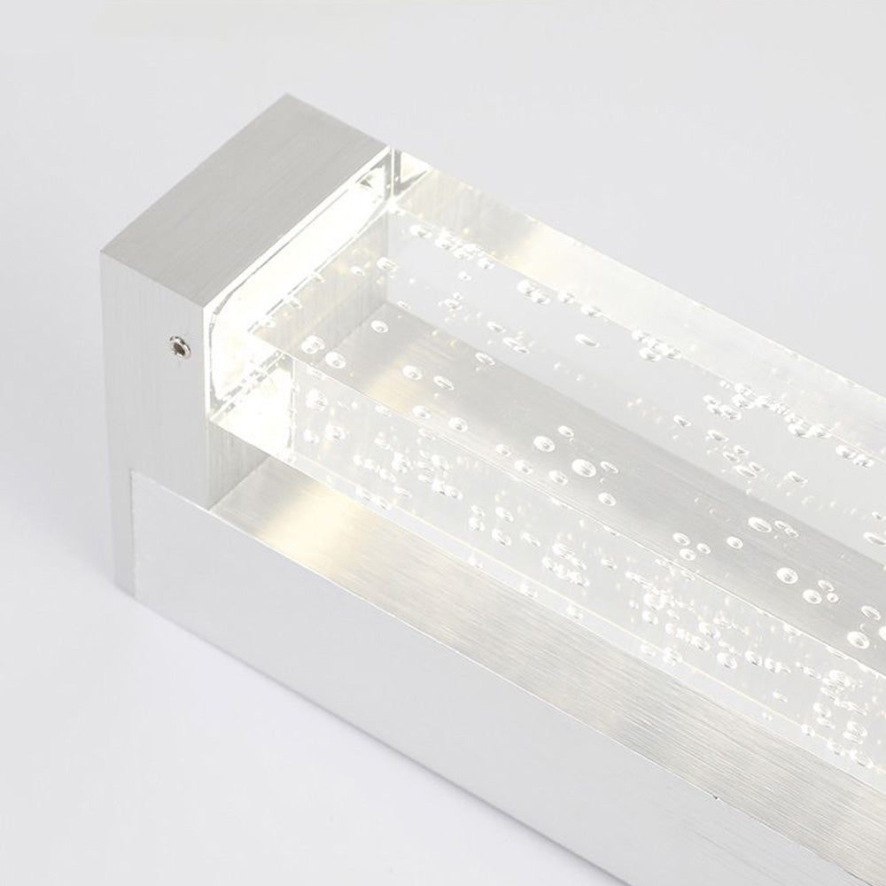 Arisha Transparent Rectangular Mirror Front Vanity LED Wall Lamp, Bathroom - Neutral Decor