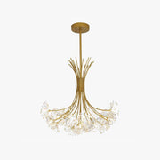 Arisha Modern Art Deco Crystal Sputnik Chandelier, Black/Gold - Neutral Decor