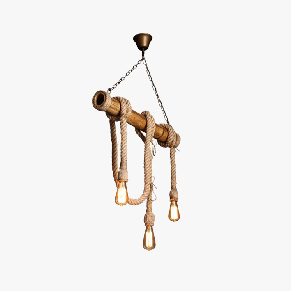Silva Vintage Retro Resin Pendant Light, flaxen - Neutral Decor