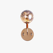 Valentina Wall Lamp Starry Globe Art Deco, Black/Gold, Bedroom - Neutral Decor